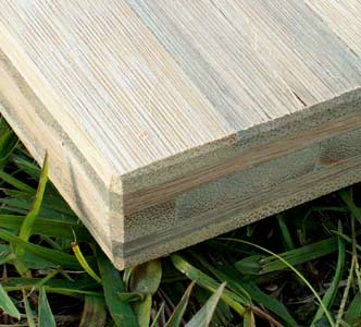 Laminated bamboo board